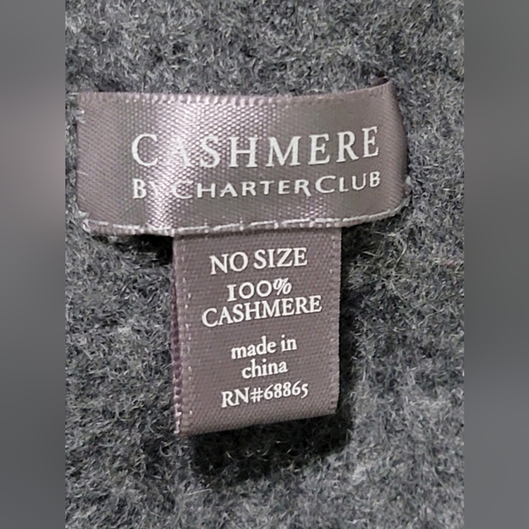 Charter Club 100% Cashmere scarf - Picture 4 of 4
